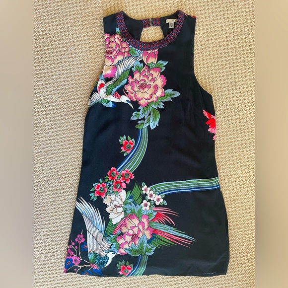 Urban Outfitters Ecote Bird + Floral Dress Size S - Picture 1 of 12